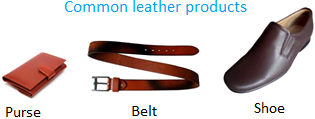 Common Leather Products